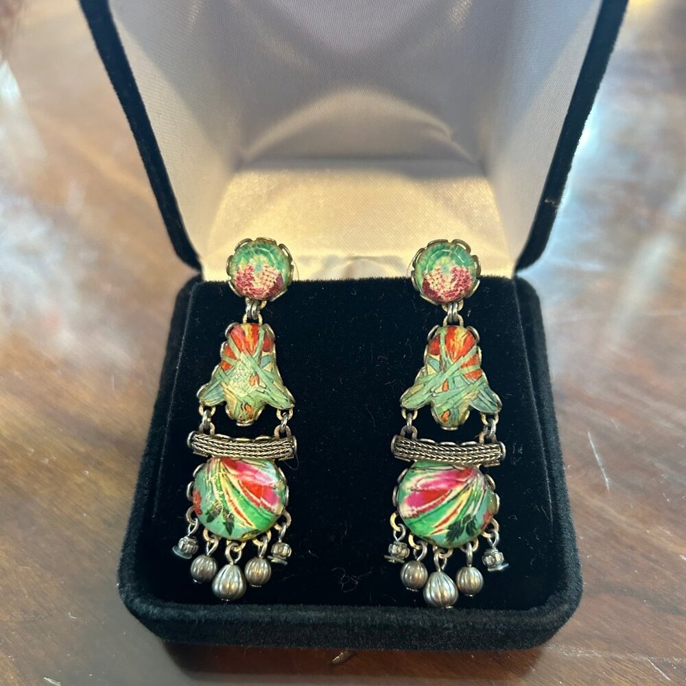 Ayala Bar Flower Garden Alyssum earrings